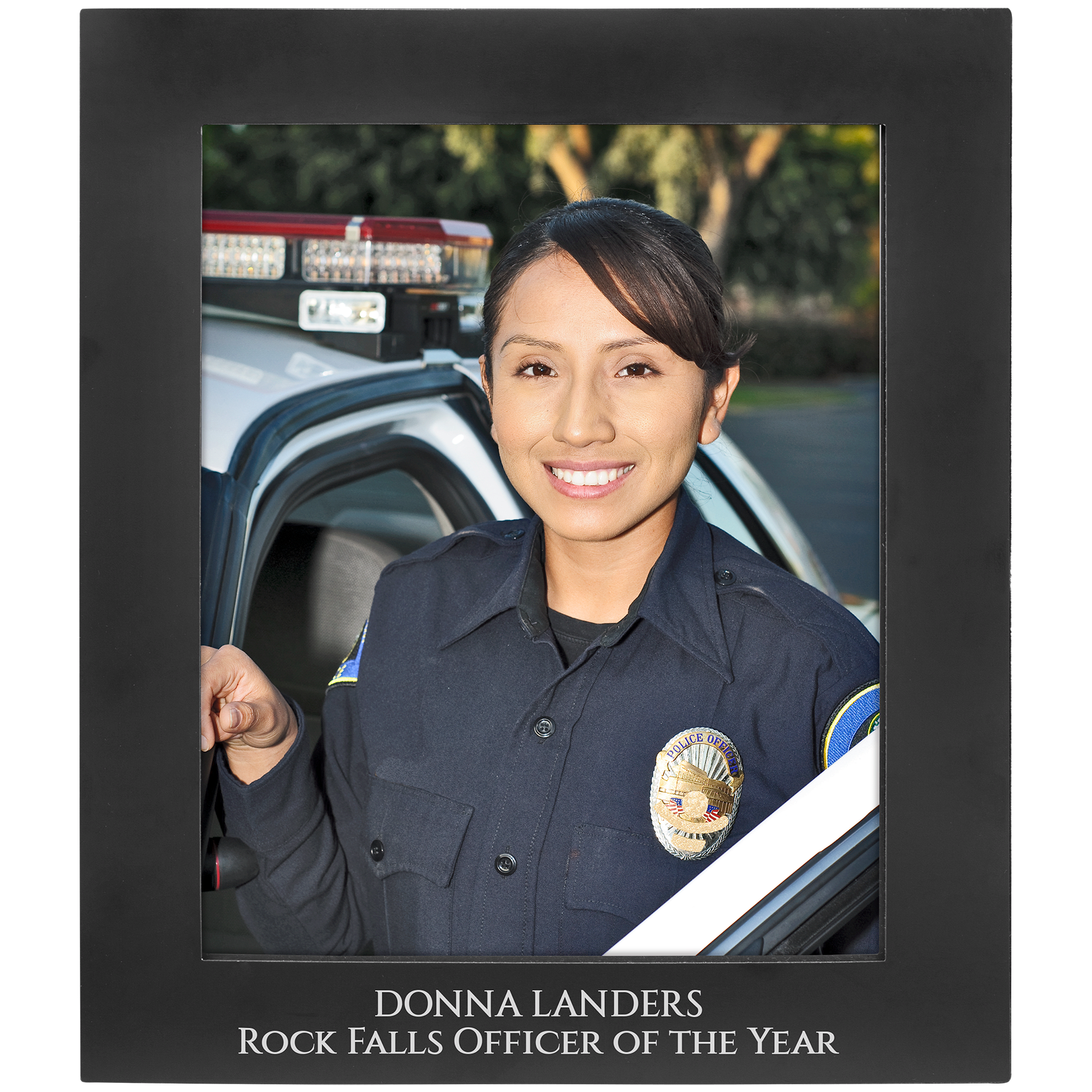 Black 8" x 10" Aluminum Photo Frame