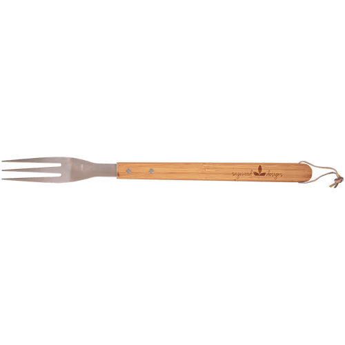 16 1/4" Bamboo Barbeque Fork