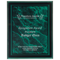 Green Marble Border Clear 7" x 9" -Plaq Acrylic