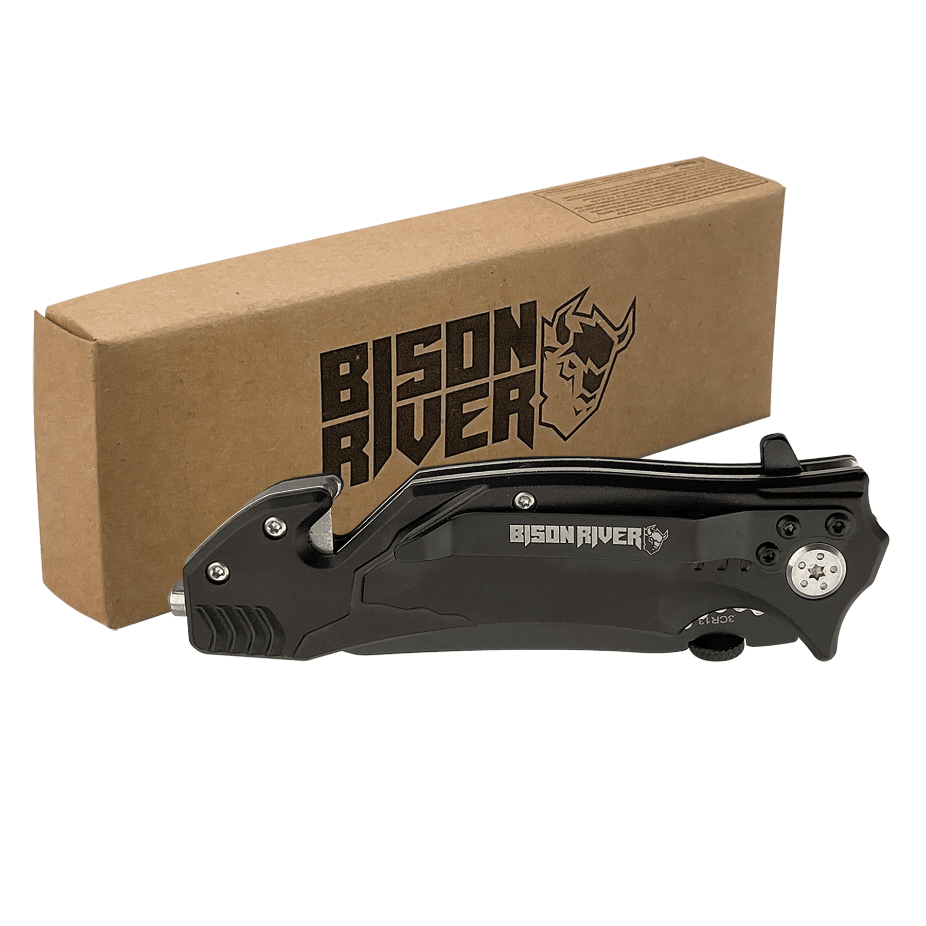 Black Bison River 4 1/2" Rescue Knife