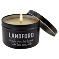 8 oz. Tropical Coconut Candle in a Black Metal Tin