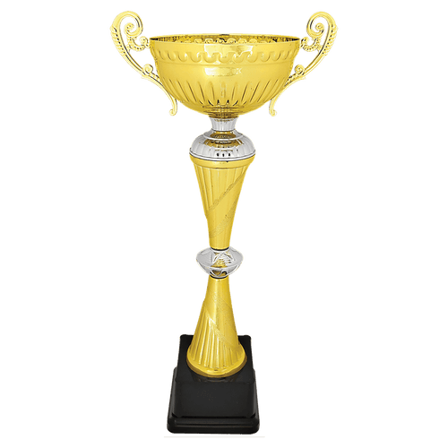 16 3/4" Gold/Silver Completed Metal Cup Trophy