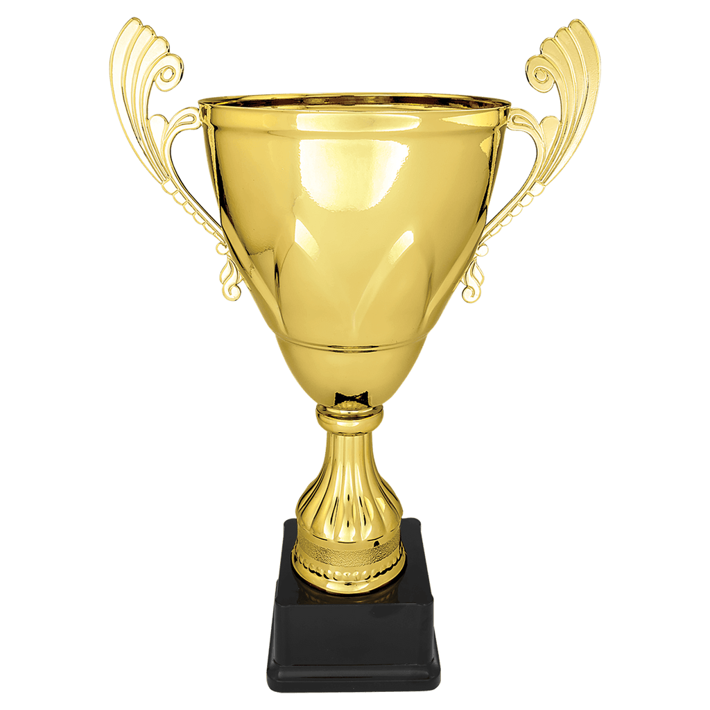 Gold 15" Completed Metal Cup on Plastic Base