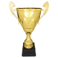 Gold 15" Completed Metal Cup on Plastic Base