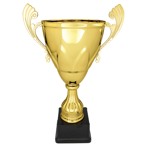 Gold 15" Completed Metal Cup on Plastic Base