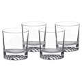 9 oz. Round Rocks Glass  (Same Glass as the DCS401 Decanter Set) Sold in   Sets of 4, 6 Sets Per Case (Comes in a Black Printed Gift Box)