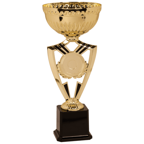 15" Gold Ribbon 2" Insert Holder Easy Cup Kit
