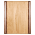 7" x 9" Genuine Red Alder & Genuine Walnut Plaque