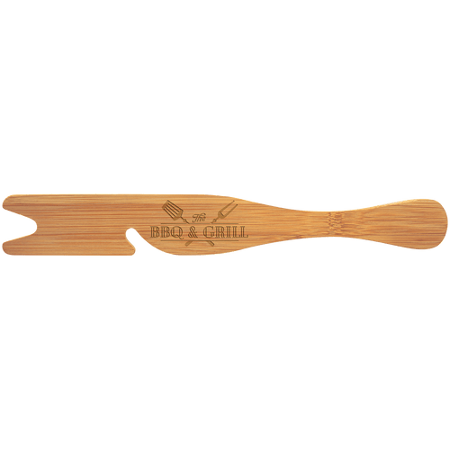 14" Bamboo Oven Rack Tool