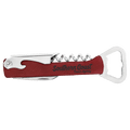 Rose Laserable Leatherette Wine Bottle Opener
