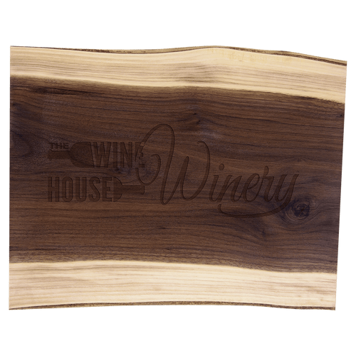 15" x 11 1/2" Black Walnut Cutting and Charcuterie Board