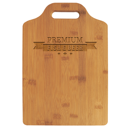 13" x 9" Bamboo Cutting Board with Handle