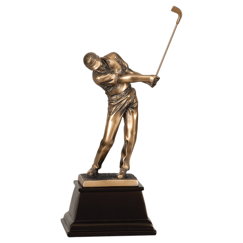 15" Bronze Male Golf Resin Award