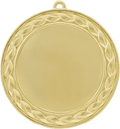 Bright Gold 2 3/4" Weave 2" Insert Holder Medal