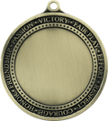 Antique Gold 2 3/4" Inspirational 2" Insert Medal Holder