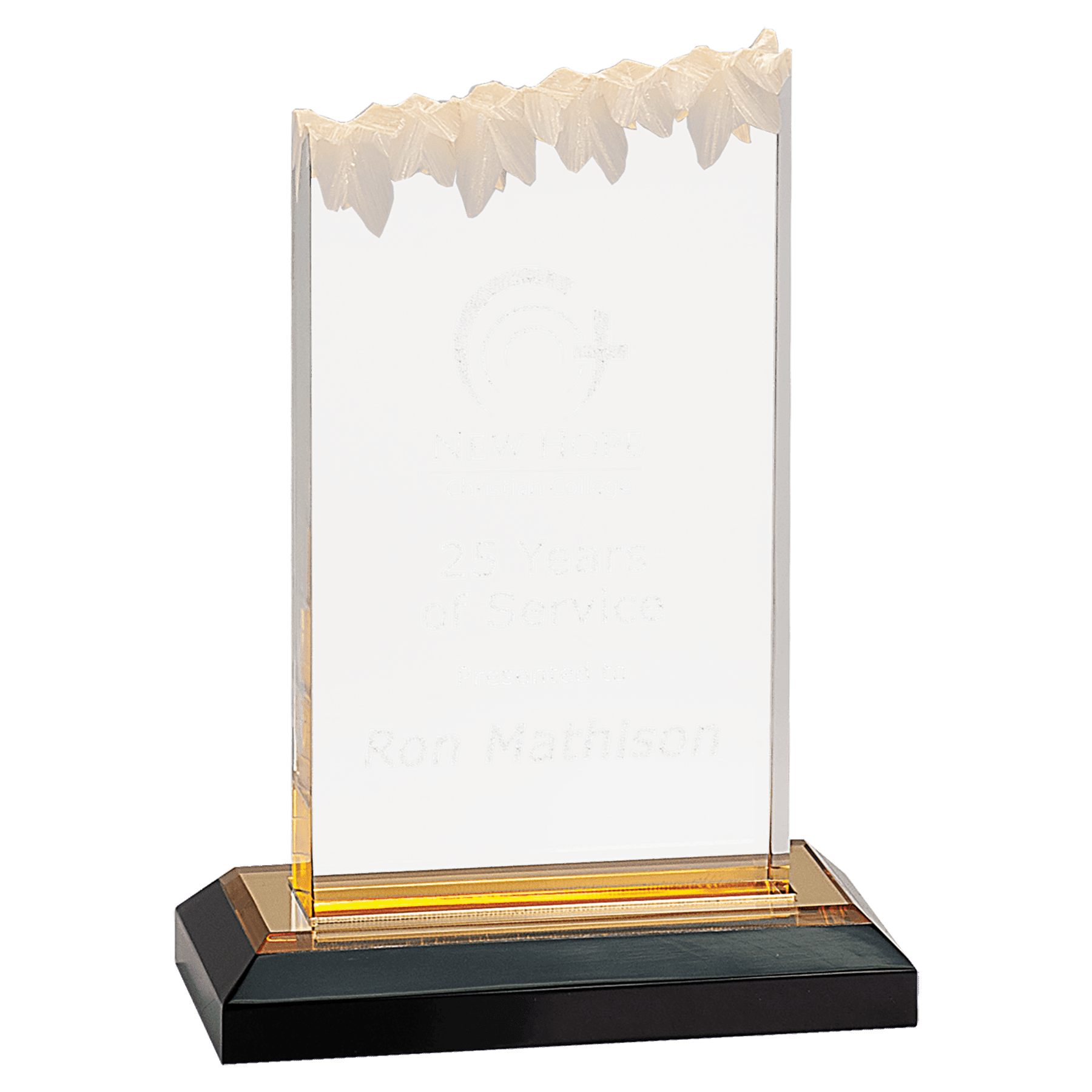 Gold 5" x 7" Frosted Impress Acrylic