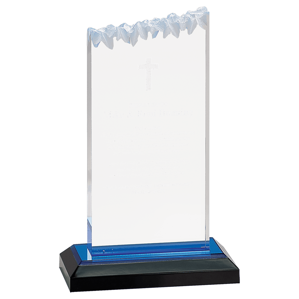 Blue 5" x 8" Frosted Impress Acrylic