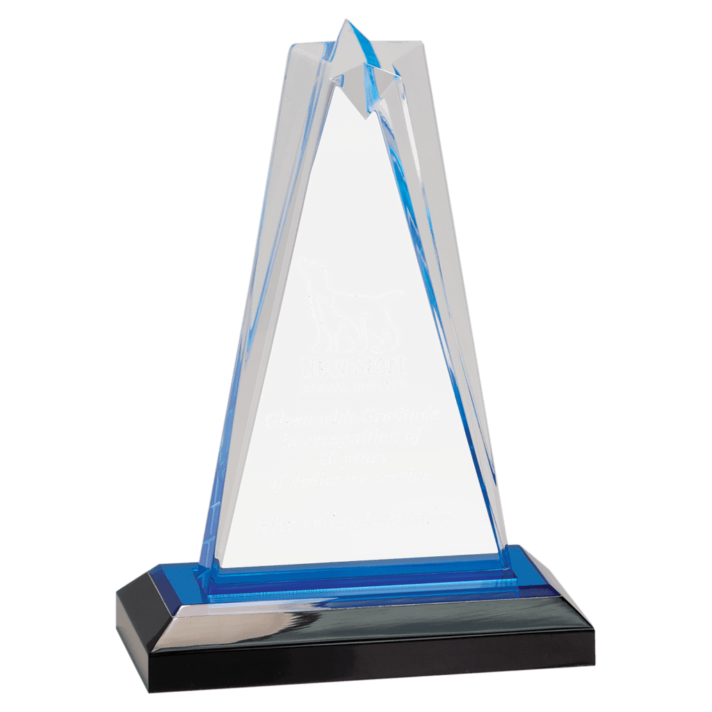 Blue 7" Star Impress Acrylic