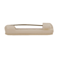 1 1/2" White Rounded Plastic Bar Pin with Adhesive
