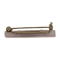 1 1/2" Clear Top Opening Bar Pin with Adhesive
