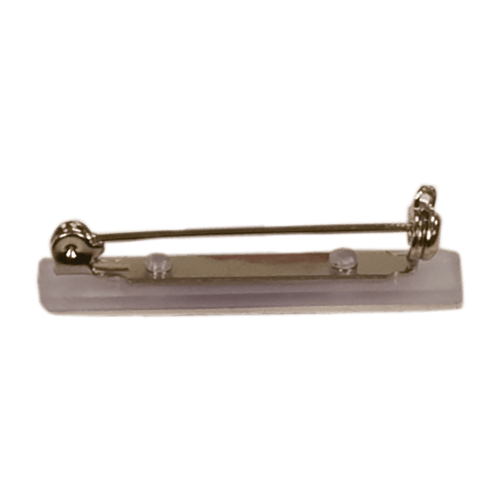 1 1/2" Clear Top Opening Bar Pin with Adhesive