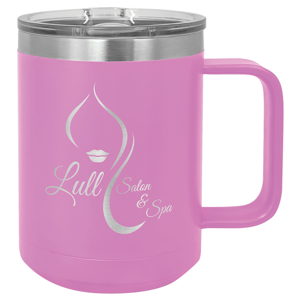 Light Purple Polar Camel 15 oz. Vacuum Insulated Mug with Slider Lid