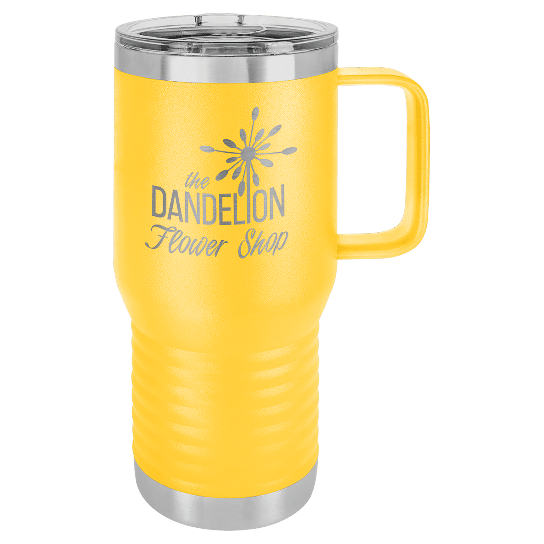 Yellow Polar Camel 20 oz. Vacuum Insulated Travel Mug with Slider Lid