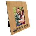 4" x 6" Bamboo Laserable Leatherette Photo Frame