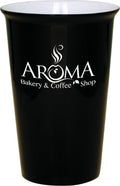 14 oz. Black Latte LazerMug