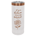White/Rose Gold Polar Camel 22 oz. Skinny Tumbler