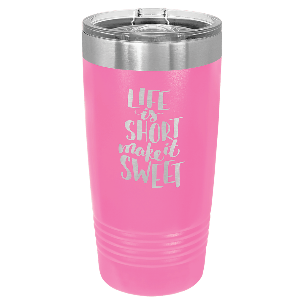 Pink Polar Camel 20 oz. Tumbler with Slider Lid