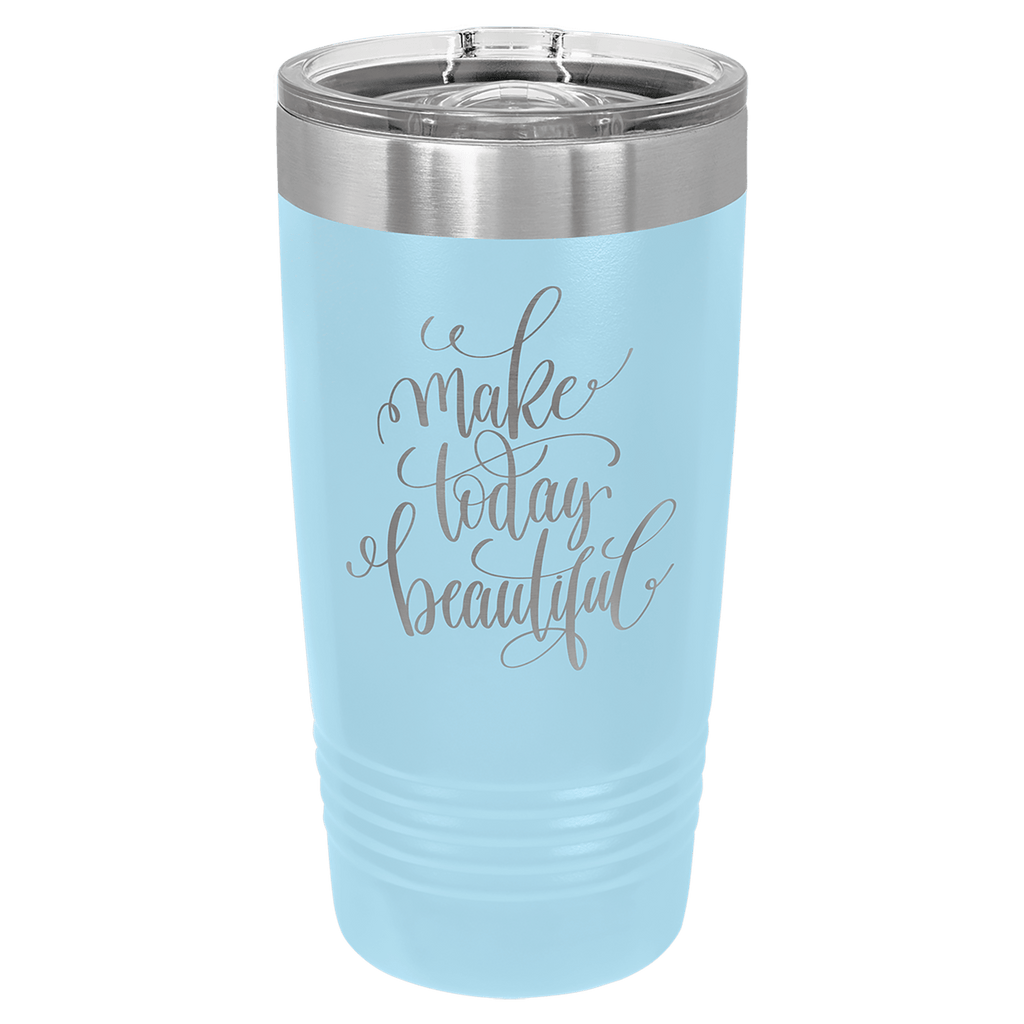 Light Blue Polar Camel 20 oz. Tumbler with Slider Lid