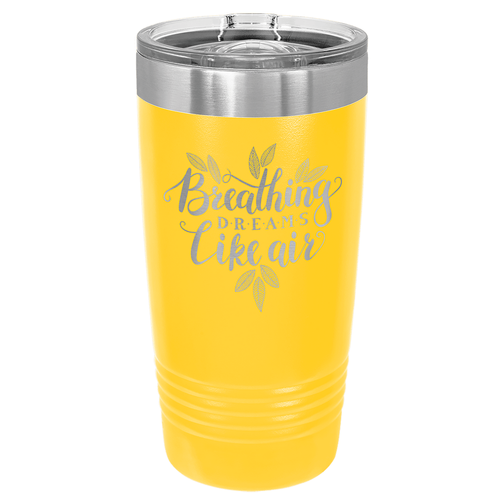 Yellow Polar Camel 20 oz. Tumbler with Slider Lid