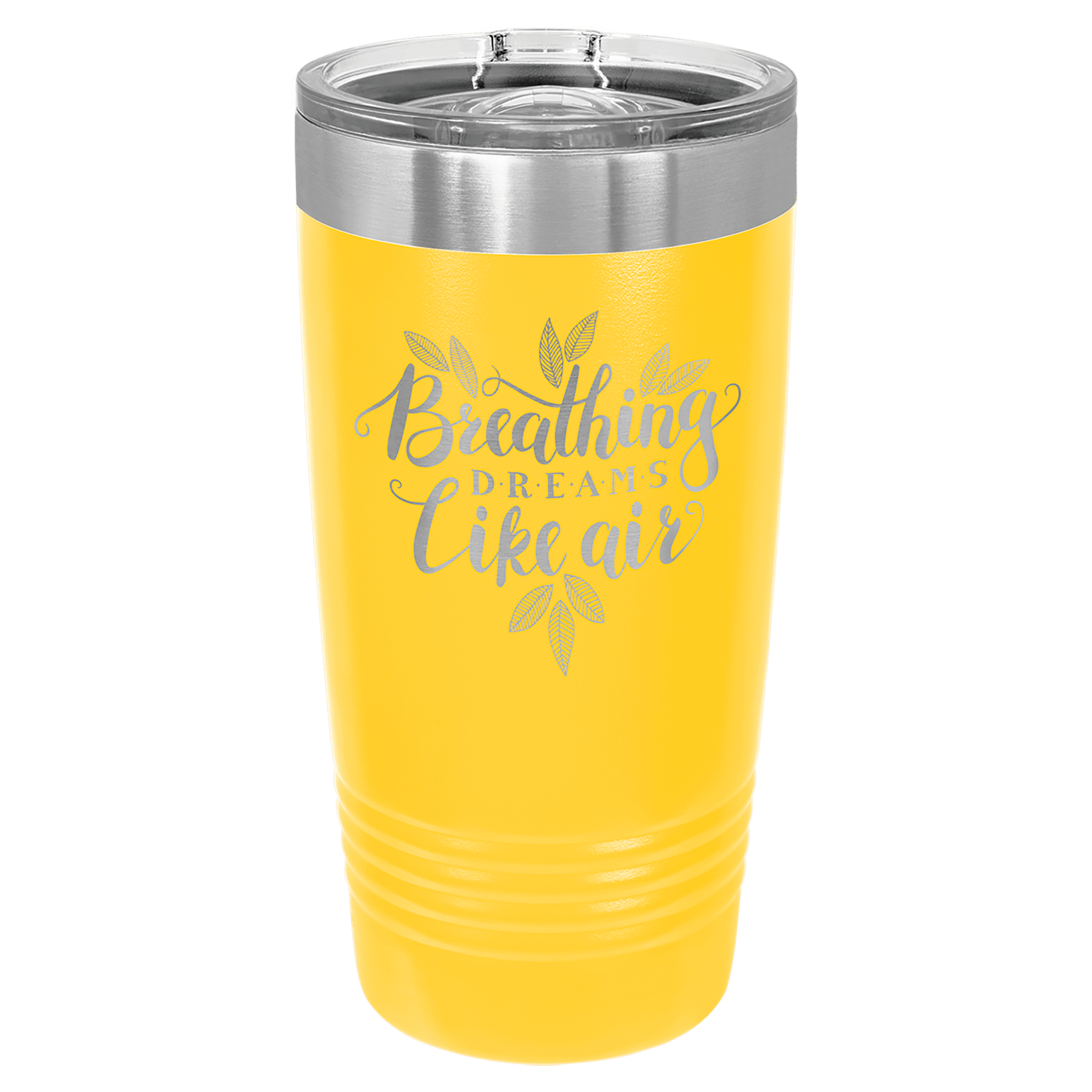 Yellow Polar Camel 20 oz. Tumbler with Slider Lid