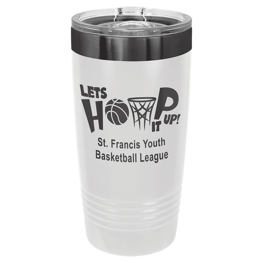 White/Ghost Black Polar Camel 20 oz. Ringneck Tumbler