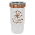 White/Rose Gold Polar Camel 20 oz. Ringneck Tumbler