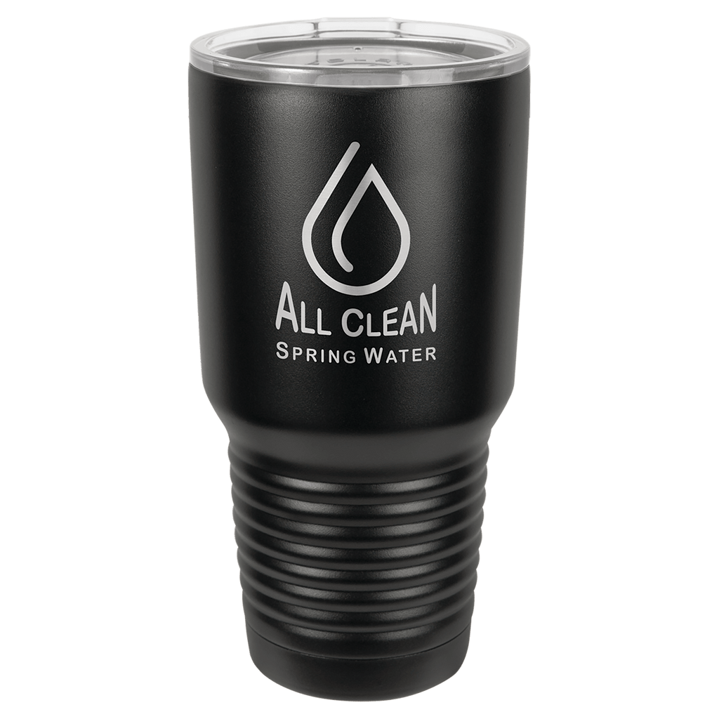 Black Polar Camel 30 oz. Ringneck Tumbler with Logo Lid