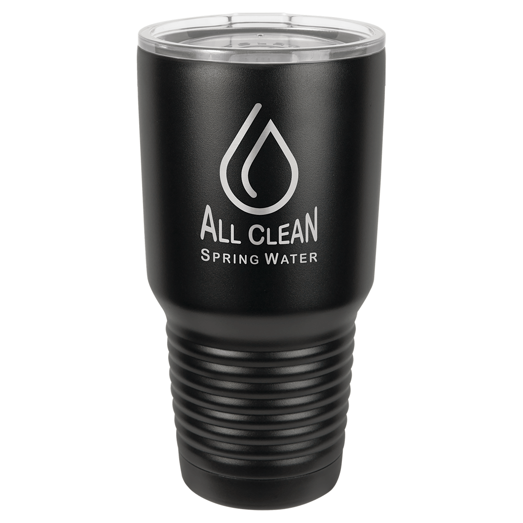 Black Polar Camel 30 oz. Ringneck Tumbler with Logo Lid