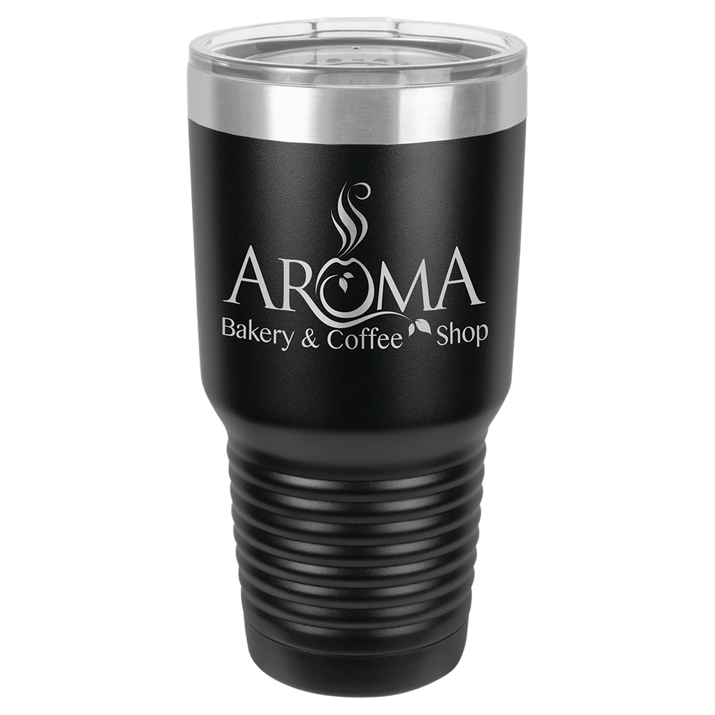 Black 2 Polar Camel 30 oz. Ringneck Tumbler with Logo Lid