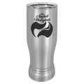 Stainless Steel 14 oz. Polar Camel Pilsner w/Clear Lid