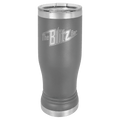 Dark Gray Polar Camel 14 oz. Pilsner with Clear Lid
