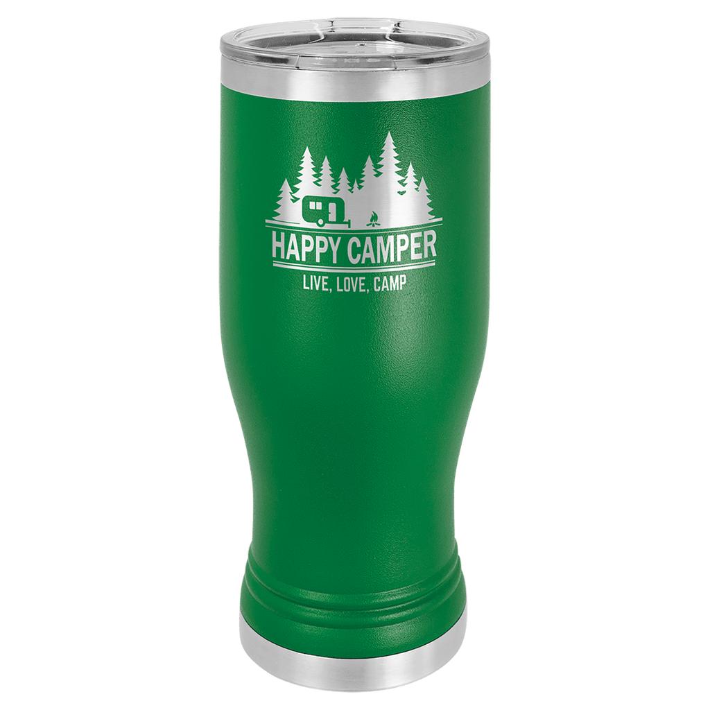 Green Polar Camel 20 oz. Pilsner with Clear Lid