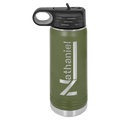 Polar Camel 20 oz. Olive Green Water Bottle
