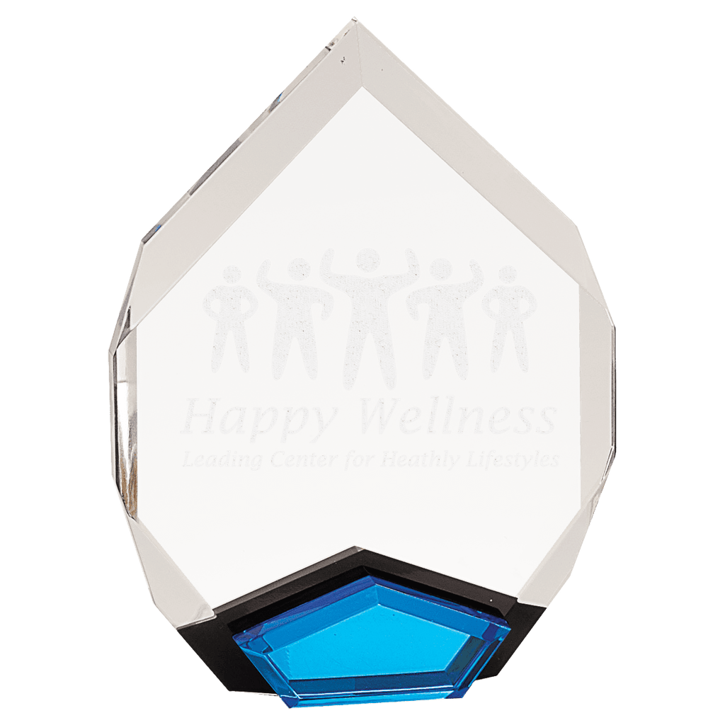 Blue 6" x 8" Marquis Acrylic