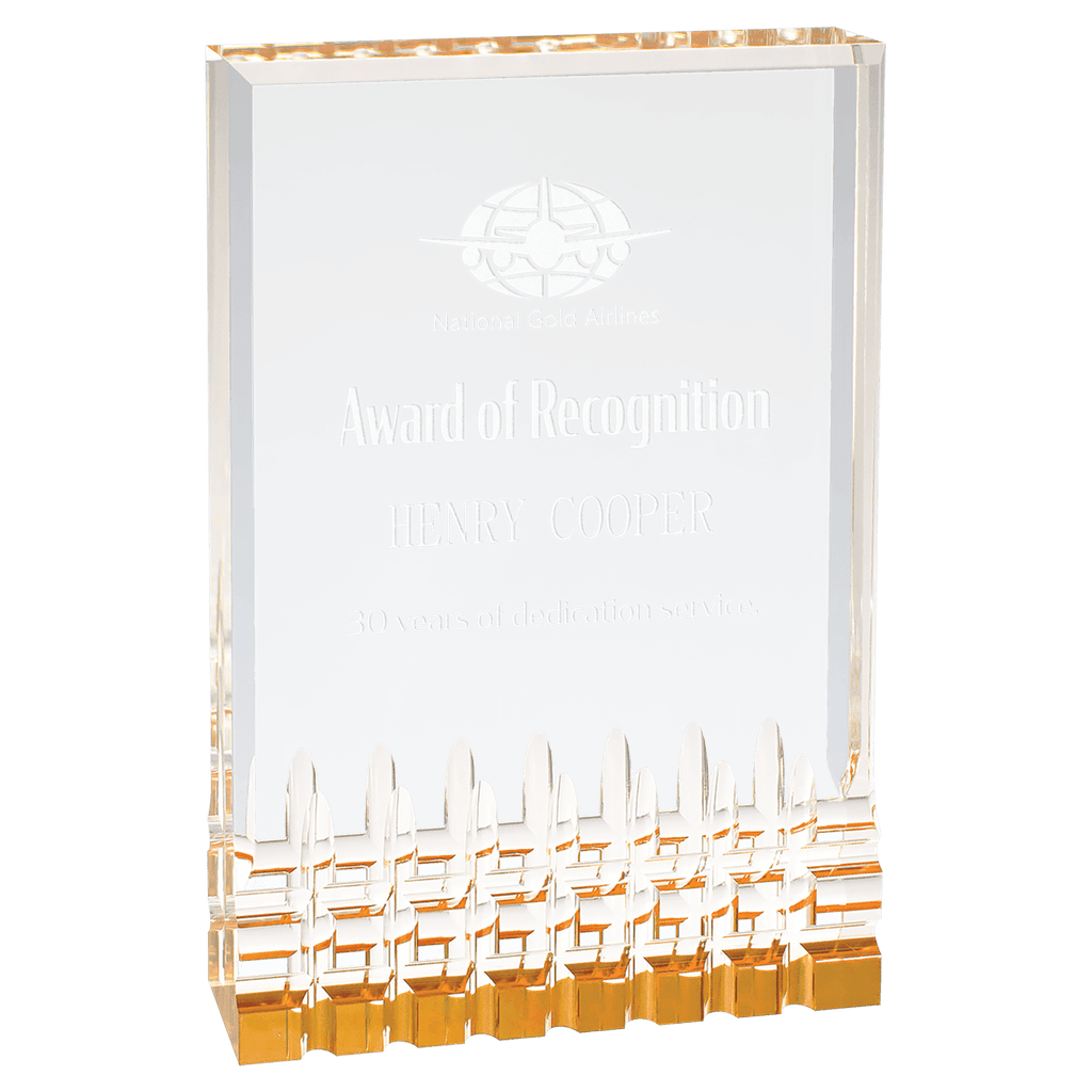 Gold 5" x 7" Mirage Acrylic