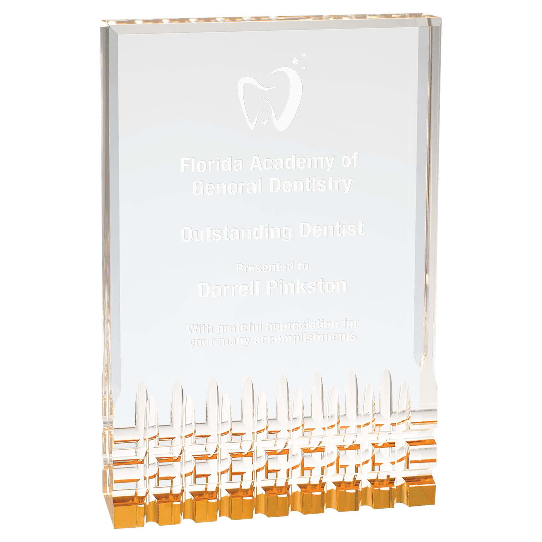 Gold 6" x 8" Mirage Acrylic