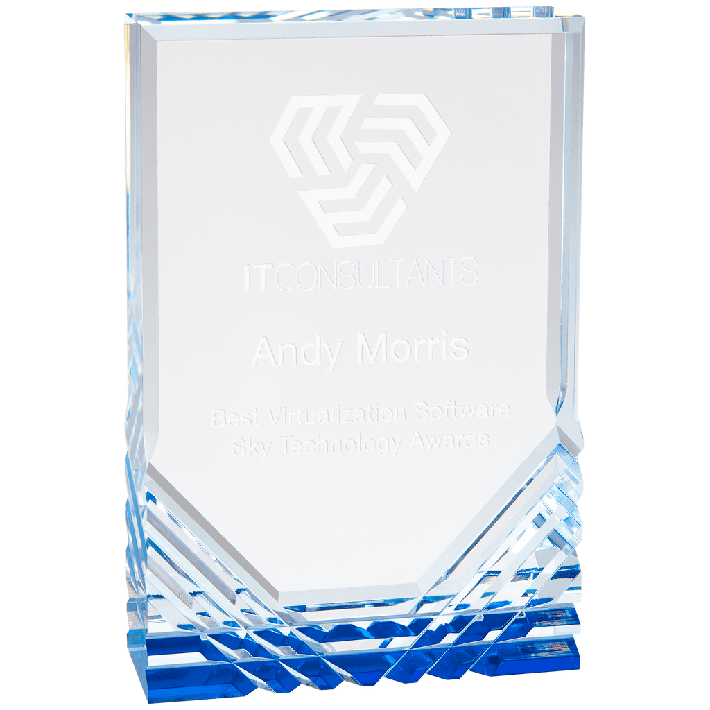 Blue 5" x 7" Jewel Mirage Acrylic