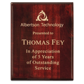 9" x 12" Premium Rosewood Piano Finish Plaque