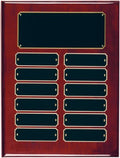 12 Plate Rosewood Piano Finish Completed Perpetual Plaque