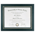 Black 13 1/4" x 10 3/4" Certificate Holder
